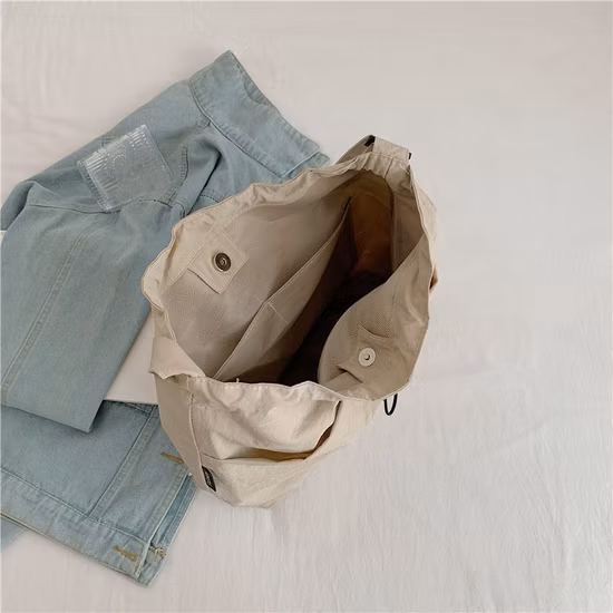 News Design Flat Hobo Bag Cloud Shape Drawstrings Lady′s Shoulder Bags Simple Women Crossbody Bags