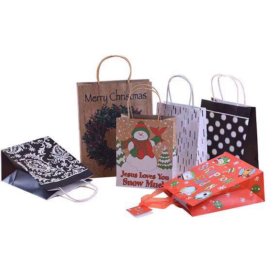 High Quality Kraft Paper Bag Paper Gift Bag Custom Printing Paper Bag